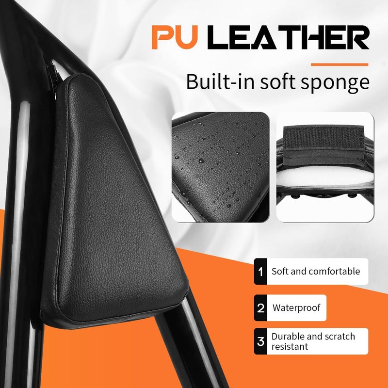 AUFER Motorcycle Detachable Rear Passenger Backrest Sissy Bar With Luggage Rack Rotary Docking Latches Clips Compatible With For 2004-Up Sportster XL 883 1200 Super Low Forty Eight Seventy Two - Image 4